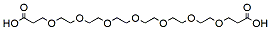 Molecular structure of the compound: Bis-PEG7-acid