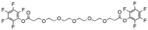 Molecular structure of the compound: Bis-PEG5-PFP ester