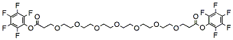 Molecular structure of the compound: Bis-PEG7-PFP ester