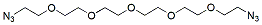 Molecular structure of the compound: Azide-PEG5-Azide