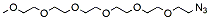 Molecular structure of the compound: m-PEG6-azide
