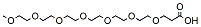 Molecular structure of the compound: m-PEG7-acid