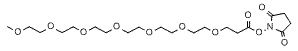 Molecular structure of the compound: m-PEG7-NHS ester
