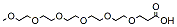 Molecular structure of the compound: m-PEG6-acid