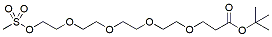 Molecular structure of the compound: Ms-PEG4-t-butyl ester