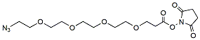 Molecular structure of the compound: Azido-PEG4-NHS ester