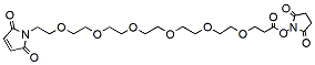 Molecular structure of the compound: Mal-PEG6-NHS ester