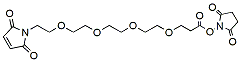 Molecular structure of the compound: Mal-PEG4-NHS ester