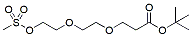 Molecular structure of the compound: Ms-PEG2-t-butyl ester