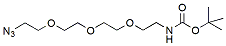 Molecular structure of the compound: t-Boc-N-Amido-PEG3-azide