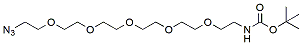 Molecular structure of the compound: t-boc-N-amido-PEG5-azide