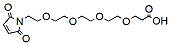 Molecular structure of the compound: Mal-PEG4-acid