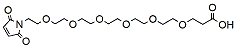 Molecular structure of the compound: Mal-PEG6-acid