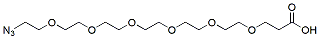 Molecular structure of the compound: Azido-PEG6-acid