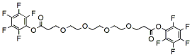 Molecular structure of the compound: Bis-PEG4-PFP ester