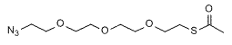 Molecular structure of the compound: S-Acetyl-PEG3-azide