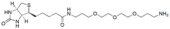 Molecular structure of the compound: Biotin-PEG3-(CH2)3-NH2 TFA salt