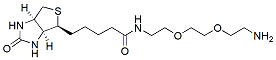 Molecular structure of the compound: Biotin-PEG2-amine