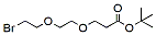 Molecular structure of the compound: Bromo-PEG2-t-butyl ester