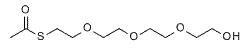 Molecular structure of the compound: S-acetyl-PEG4-alcohol