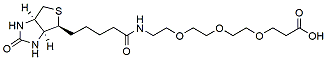 Molecular structure of the compound: Biotin-PEG3-acid