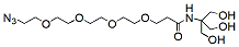 Molecular structure of the compound: Azido-PEG4-Amido-Tris