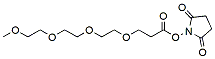 Molecular structure of the compound: m-PEG4-NHS ester