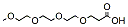 Molecular structure of the compound: m-PEG4-acid