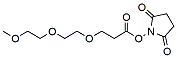 Molecular structure of the compound: m-PEG3-NHS ester