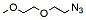 Molecular structure of the compound: m-PEG2-azide