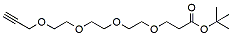 Molecular structure of the compound: Propargyl-PEG4-t-butyl ester