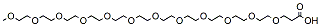 Molecular structure of the compound: m-PEG12-acid