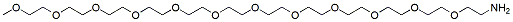 Molecular structure of the compound: m-PEG12-amine