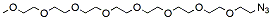 Molecular structure of the compound: m-PEG8-azide
