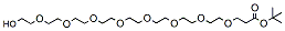 Molecular structure of the compound: Hydroxy-PEG8-t-butyl ester
