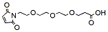 Molecular structure of the compound: Mal-PEG3-acid