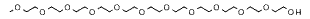 Molecular structure of the compound: m-PEG11-alcohol