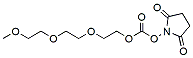 Molecular structure of the compound: m-PEG3-succinimidyl carbonate