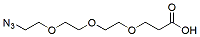 Molecular structure of the compound: Azido-PEG3-acid