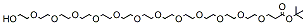 Molecular structure of the compound: Hydroxy-PEG12-t-butyl ester