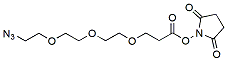 Molecular structure of the compound: Azido-PEG3-NHS ester
