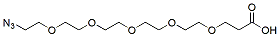 Molecular structure of the compound: Azido-PEG5-acid
