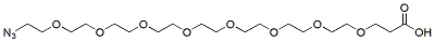Molecular structure of the compound: Azido-PEG8-acid