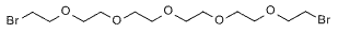 Molecular structure of the compound: Bromo-PEG5-bromide