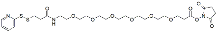 Molecular structure of the compound: SPDP-PEG6-NHS ester
