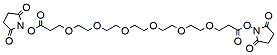 Molecular structure of the compound: Bis-PEG6-NHS ester