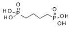 Molecular structure of the compound: Butane-1,4-diyldiphosphonic acid