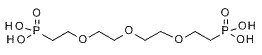 Molecular structure of the compound: PEG3-bis(phosphonic acid)