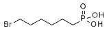 Molecular structure of the compound: 6-Bromohexylphosphonic acid