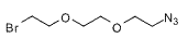 Molecular structure of the compound: Bromo-PEG2-azide
